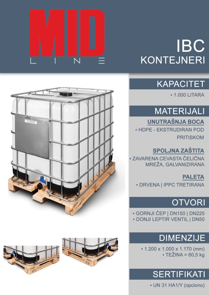 IBC kontejner drvena podloga